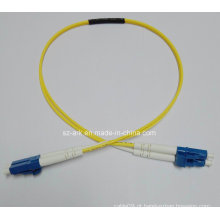 Cabo de fibra óptica com conectores LC-LC monomodo Simplex (0.6M)